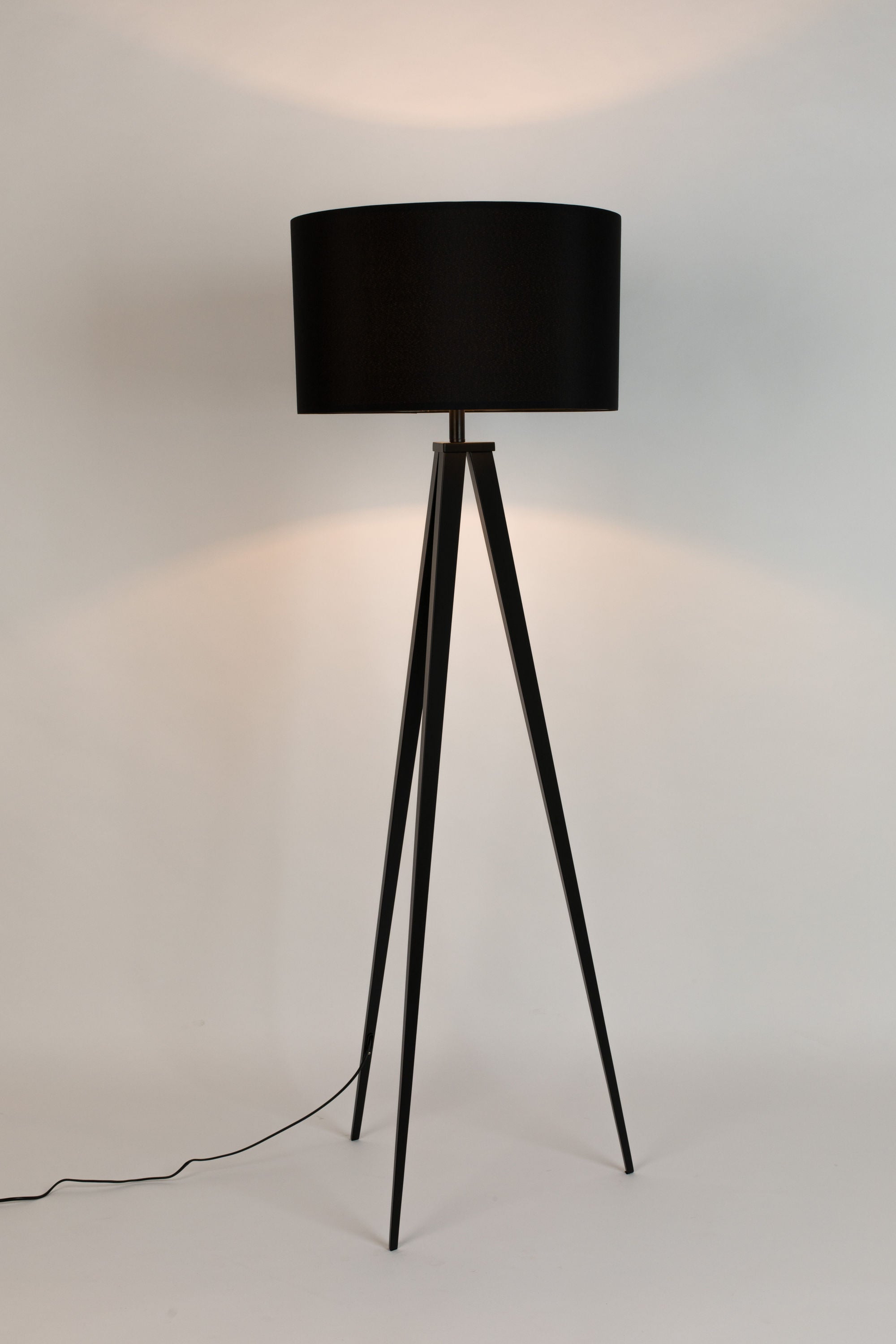 Zuiver Tripod Black Metal Floor Lamp